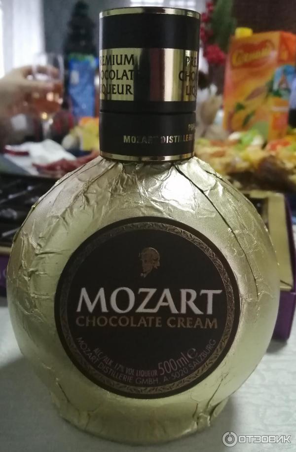 Шоколадный ликер Mozart Gold Chocolate фото