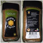 Кофе растворимый Черная карта Gold фото