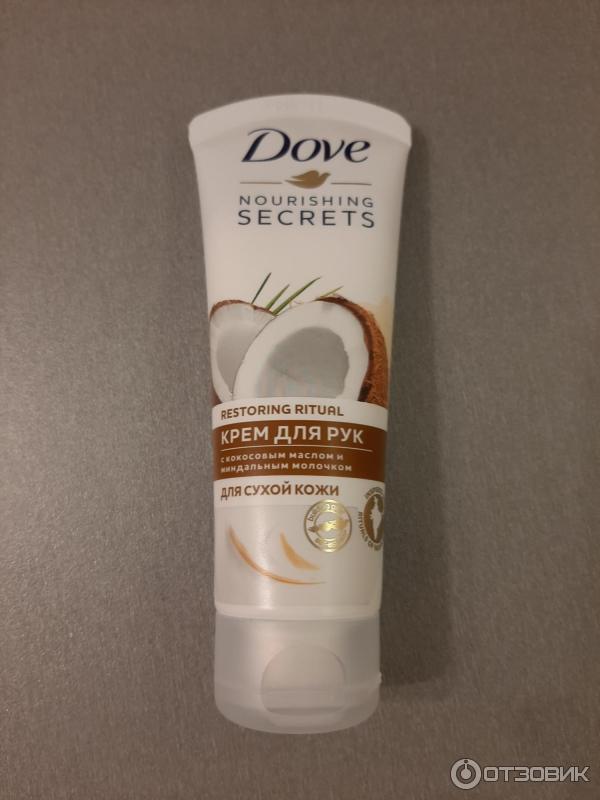 Крем для рук Dove Nourishing Secrets с кокосовым маслом и миндальным молочком фото