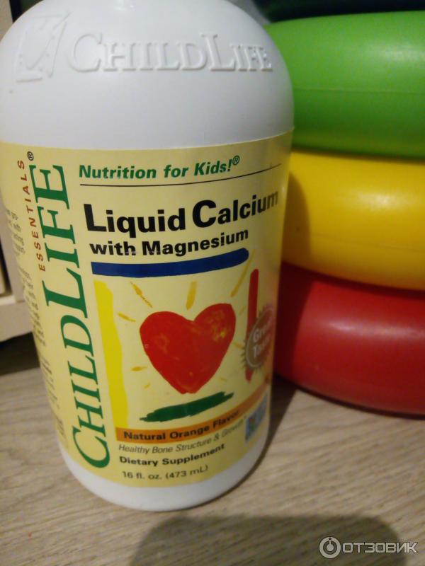 Комплекс с кальцием и магнием Child Life Liquid Calcium with Magnesium фото