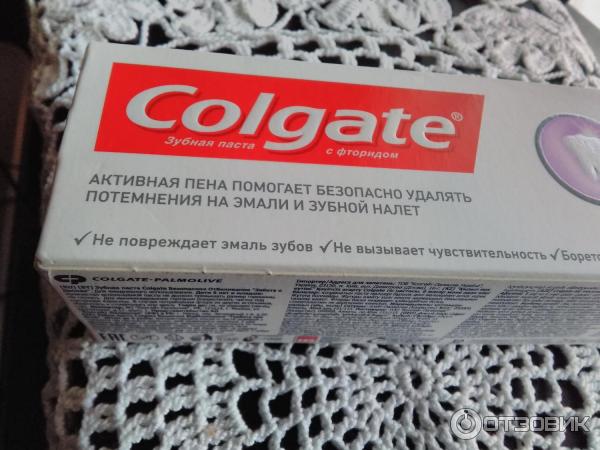 Зубная паста Colgate Безопасное отбеливание фото