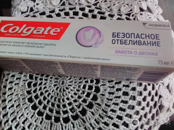 Зубная паста Colgate Безопасное отбеливание фото