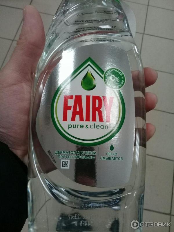 Средство для мытья посуды Fairy Pure&clean фото