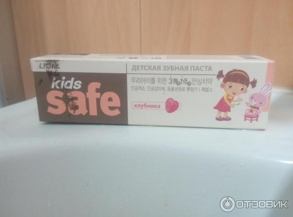 Детская зубная паста Lion Kids Safe фото