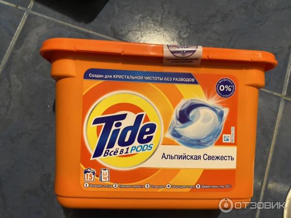 Капсулы для стирки Tide Pods фото