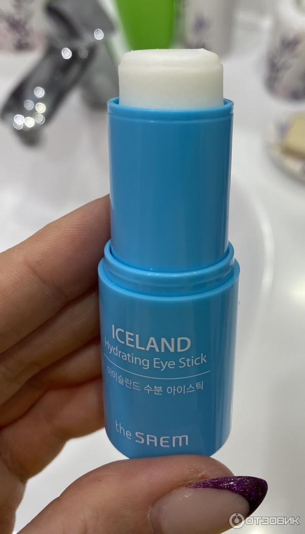 Увлажняющий стик для глаз с ледниковой водой The Saem Iceland Hydrating Eye Stick фото