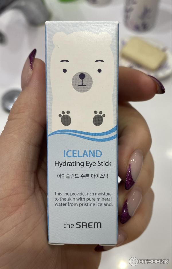 Увлажняющий стик для глаз с ледниковой водой The Saem Iceland Hydrating Eye Stick фото