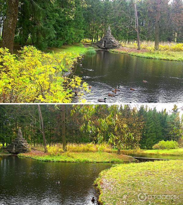 Екатерининский парк в городе Пушкин (Россия, Санкт-Петербург) фото