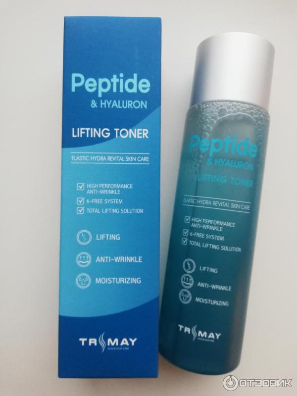 Лифтинг-тонер для лица Trimay Peptide Hyaluron фото