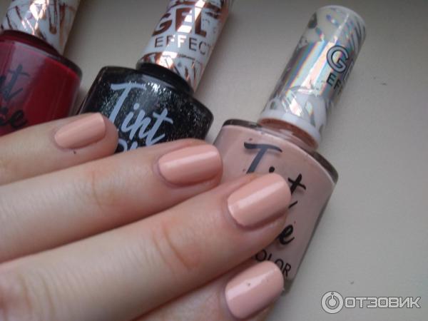 Лак для ногтей Tint Me Gel Effect фото