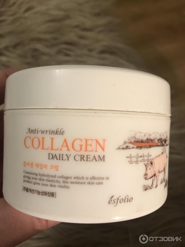 Крем для лица Esfolio Collagen с коллагеном фото