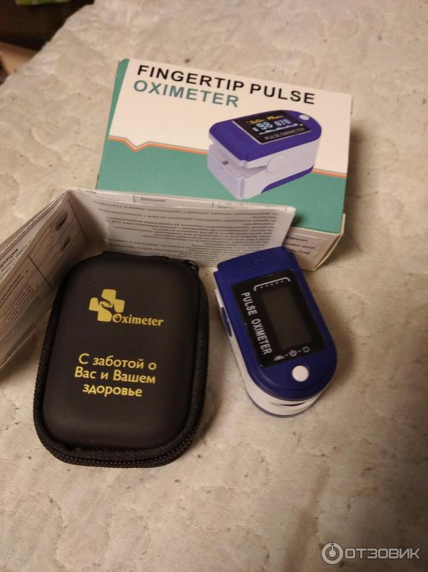 Пульсоксиметр Fingertip Pulse Oximeter AB-80 фото