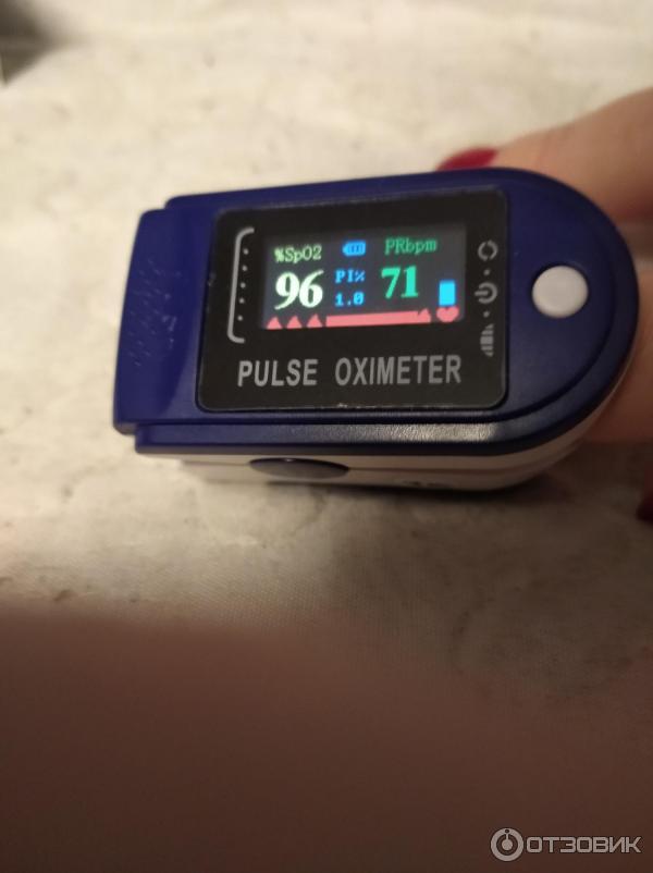 Пульсоксиметр Fingertip Pulse Oximeter AB-80 фото