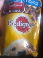 Корм для собак Pedigree с говядиной в соусе фото