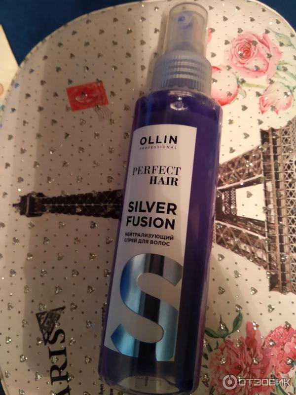 Нейтрализующий спрей для волос Ollin Perfect Hair silver fusion фото