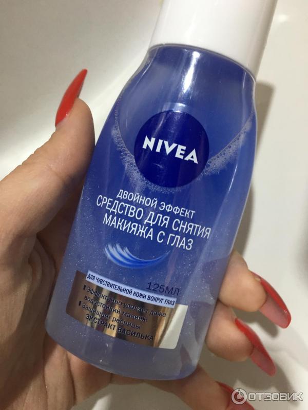 Средство для удаления макияжа с глаз Nivea Двойной эффект фото