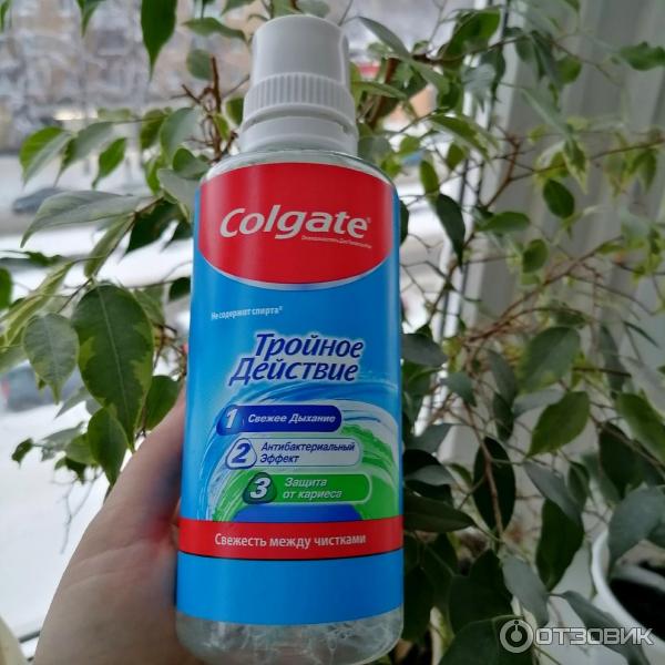 Ополаскиватель для полости рта Colgate Тройное действие фото