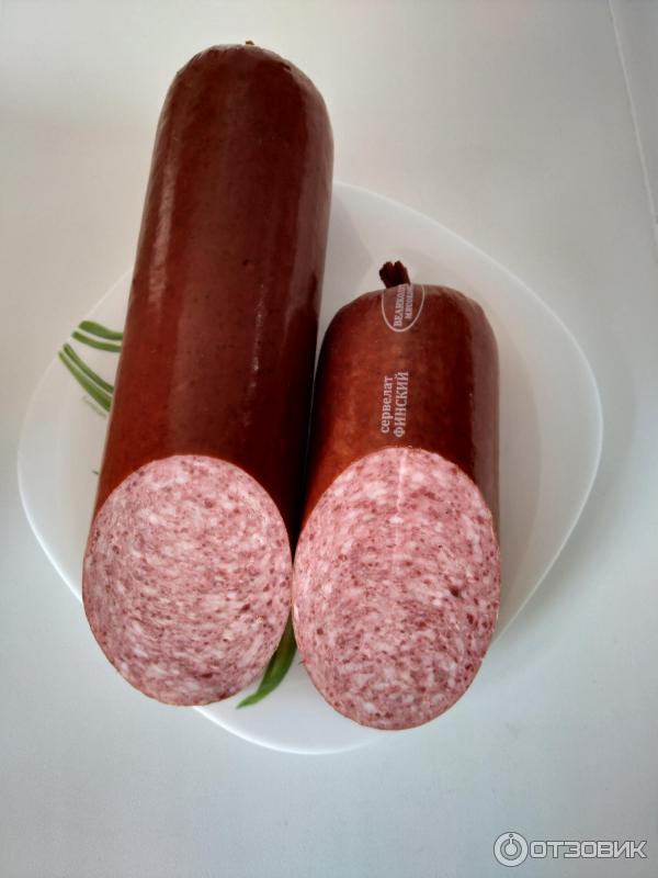 Отзыв о Сервелат Великолукский мясокомбинат "Финский" | Вполне хорошо ...