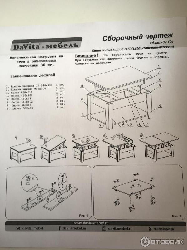 Стол стул трансформер инструкция по сборке