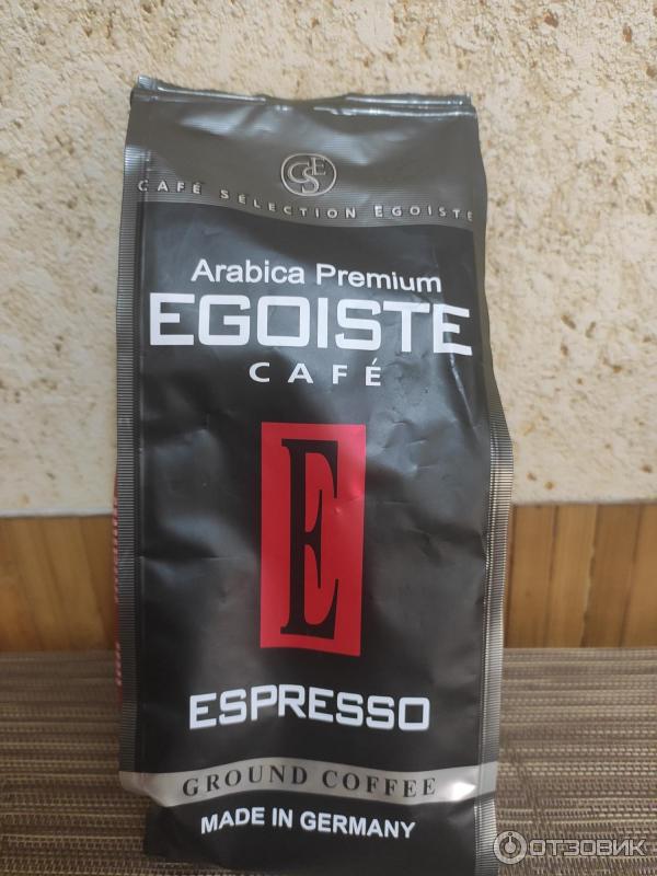 Кофе молотый Egoiste Arabica Premium Esspresso фото