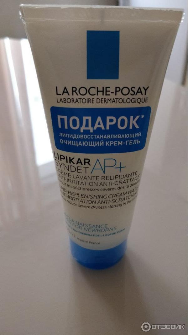 Липидовосстанавливающий крем-гель для лица и тела La Roche-Posay Lipikar syndet AP+ фото