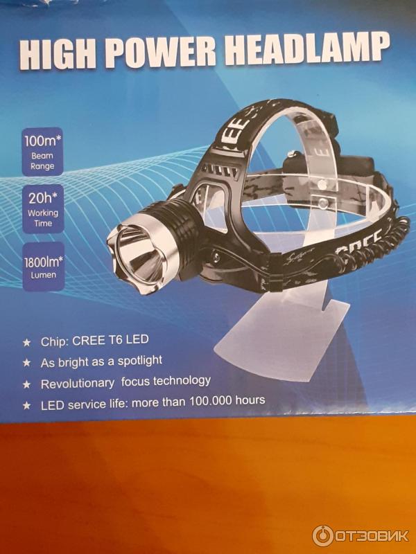 Фонарь налобный Cree XML-T6 High Power Headlamp фото