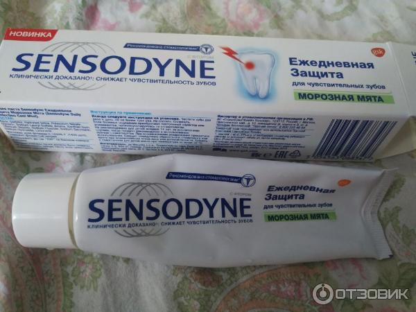 Зубная паста Sensodyne Ежедневная защита фото