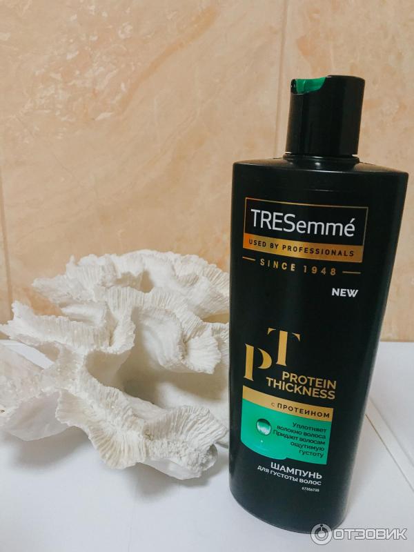 Шампунь для густоты волос Tresemme с протеином фото