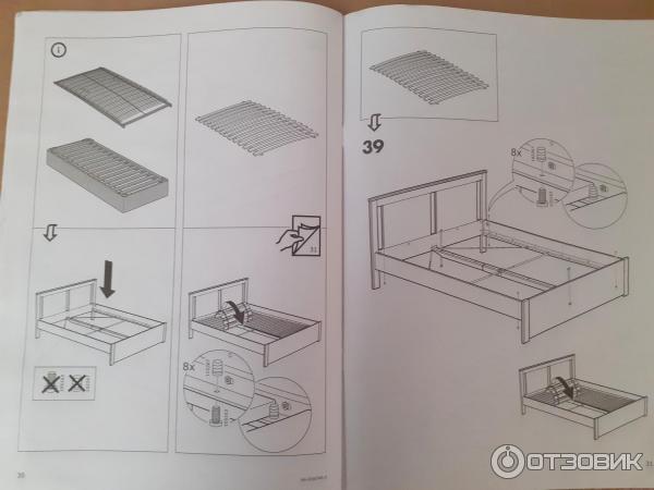 Сборка кровати икеа songesand