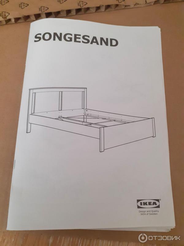 Сборка кровати икеа songesand