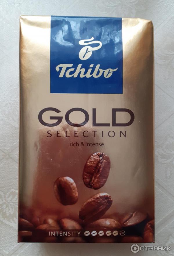 Кофе Tchibo Gold Selection молотый фото