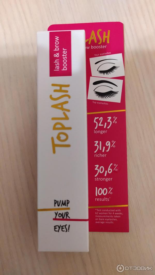 Сыворотка для роста бровей и ресниц TopLash Lash and Brow Booster фото