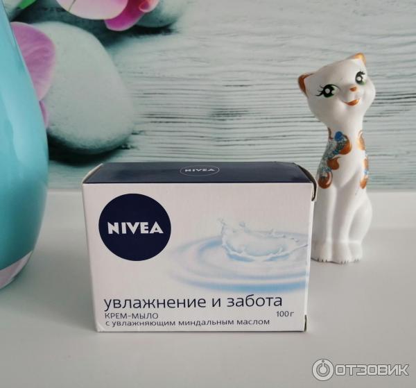 Крем-мыло Nivea Увлажнение и забота с миндальным маслом