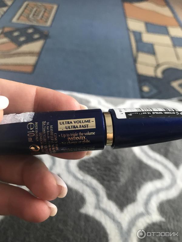 Тушь для ресниц Maybelline New York Volum Express Ultra Volume - Ultra Fast фото