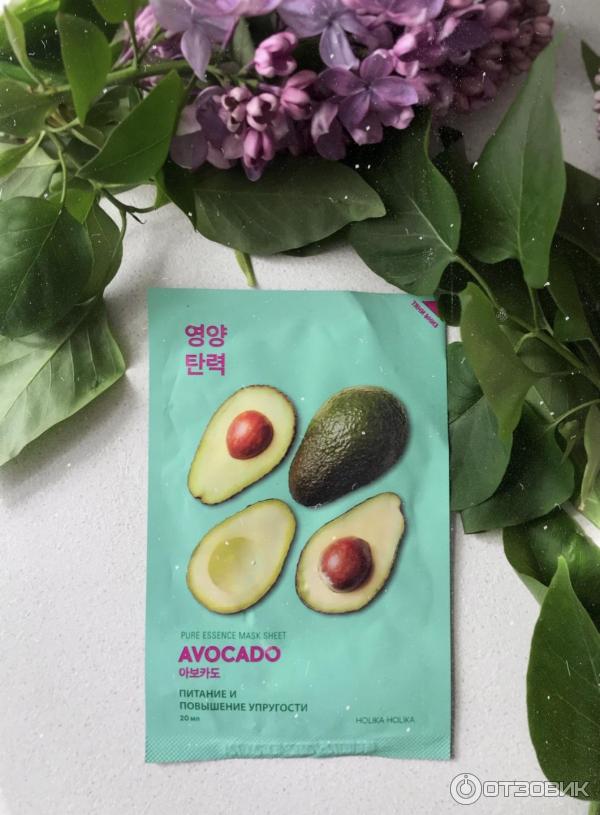 Тканевая маска для лица Holika Holika Avocado фото