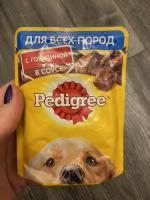 Корм для собак Pedigree с говядиной в соусе фото