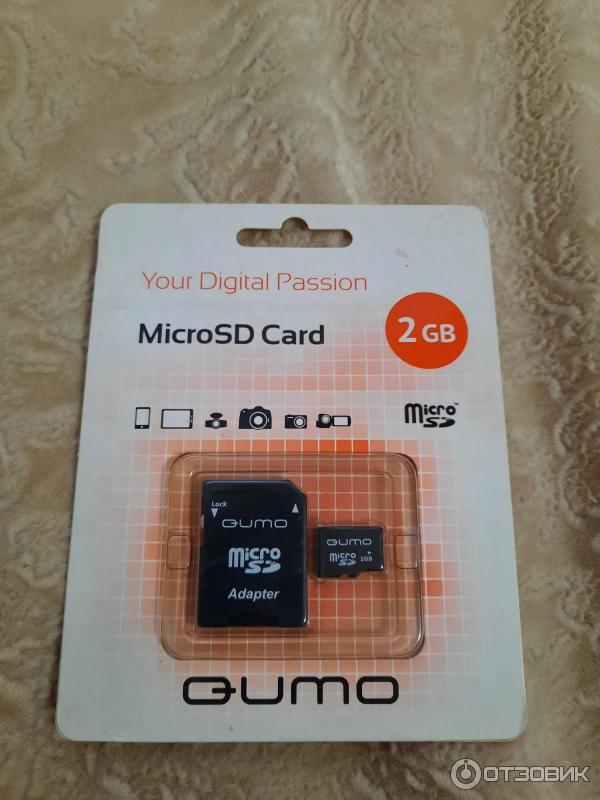 Карта памяти Qumo MicroSD Card 2 gb фото