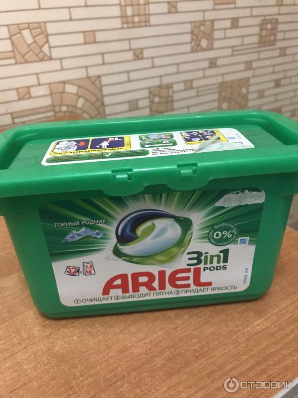 Капсулы для стирки Ariel Pods фото