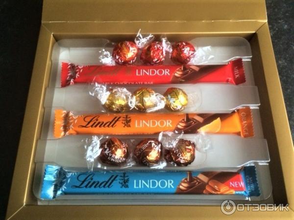 Шоколадные конфеты Lindt фото