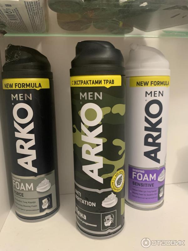 Пена для бритья ARKO MEN Anti-Irritation С экстрактами трав фото