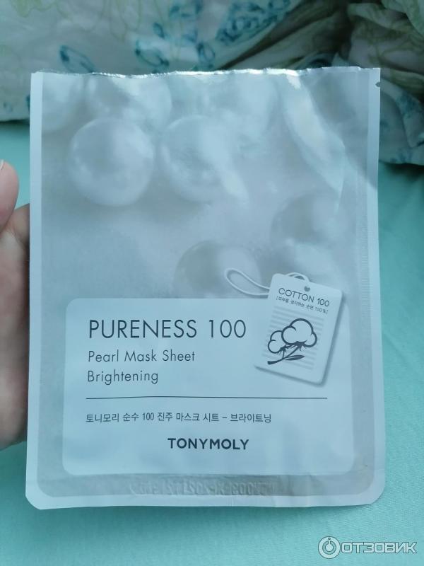 Тканевая маска для лица Tony Moly Pureness 100 Pearl фото