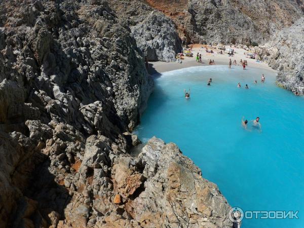 Пляж Seitan Kataramena Limania Beach (Греция, Крит) фото