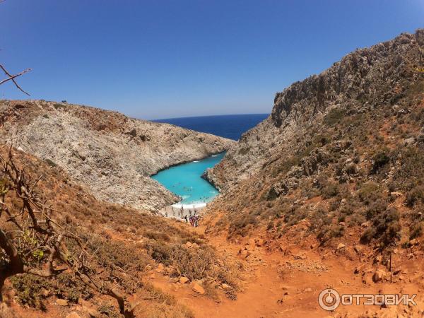 Пляж Seitan Kataramena Limania Beach (Греция, Крит) фото