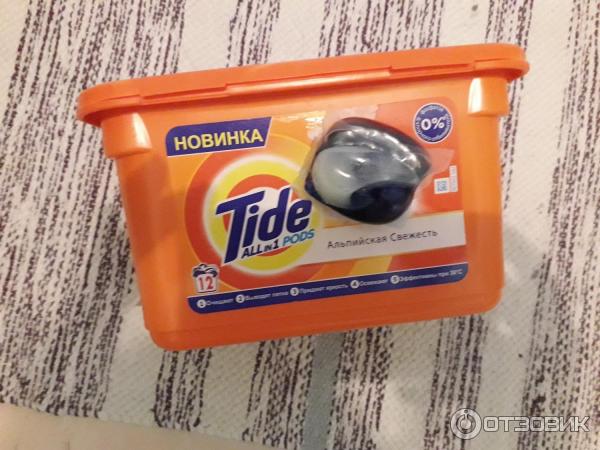 Капсулы для стирки Tide 3in1 Альпийская свежесть фото