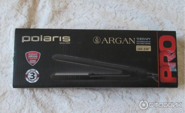 Электрощипцы для моделирования волос Polaris PHSS 2595TAi Argan Therapy PRO фото