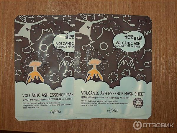 Тканевая маска Esfolio Volcanic Ash Essence Mask Sheet фото