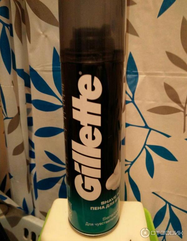 Пена для бритья Gillette Sensitive Skin для чувствительной кожи фото