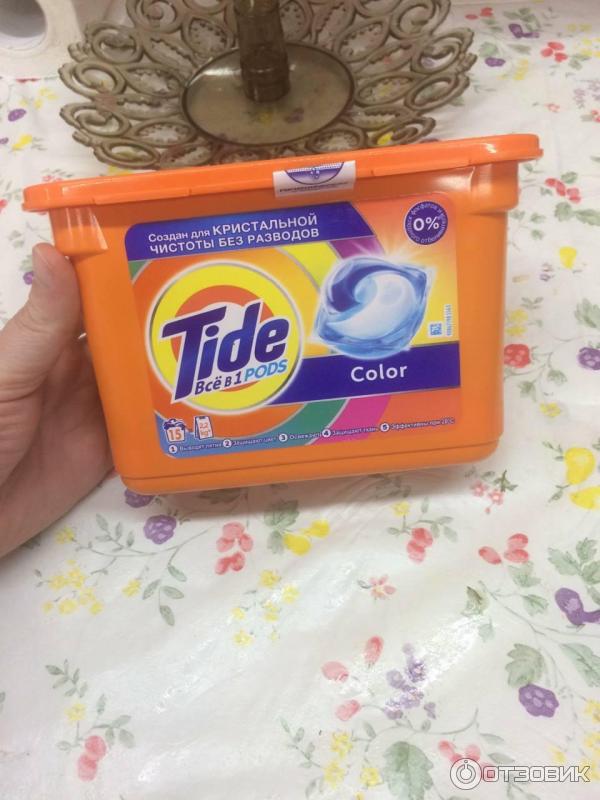 Капсулы для стирки Tide Pods фото