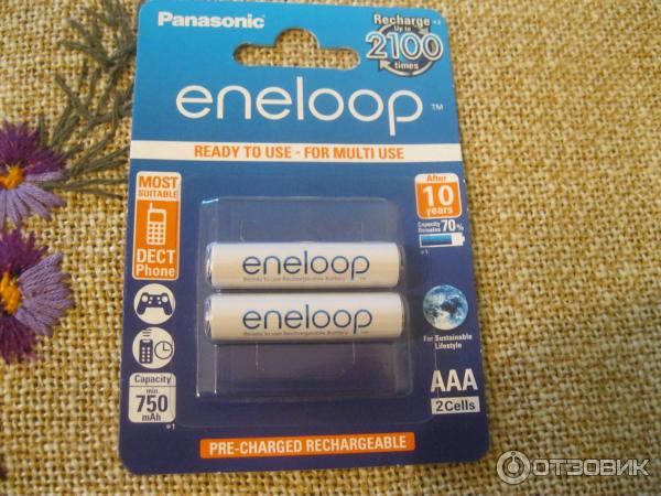 Аккумуляторы Panasonic Eneloop AAA 750 mAh фото