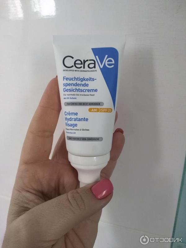 Лосьон для лица увлажняющий солнцезащитный CeraVe SPF25 фото